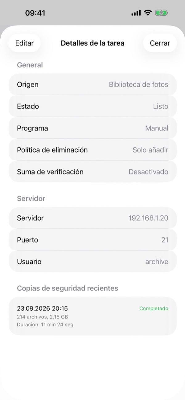4. Detalles y gestión de tareas
