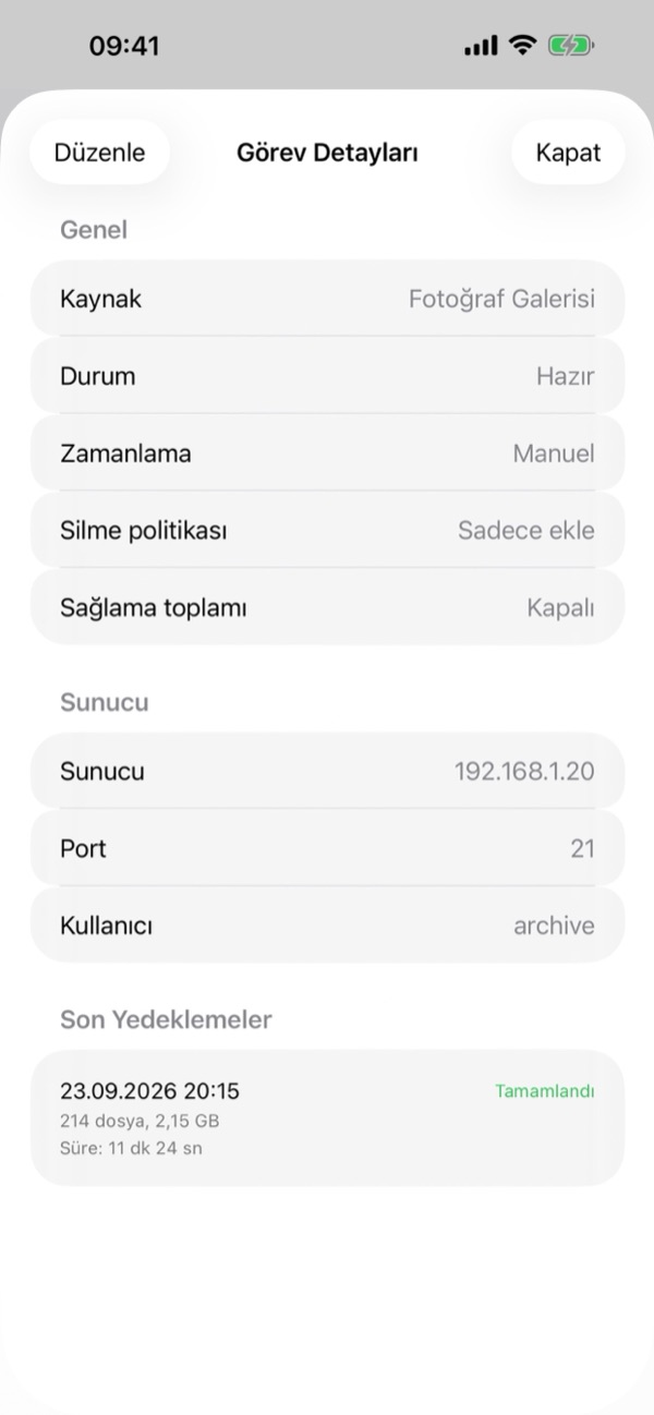 4. Görev Detayları ve yönetim